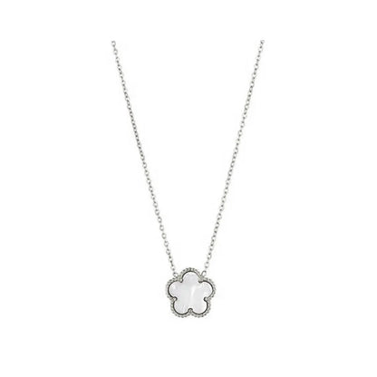 Clover Bracelet for Women Girls 14K Gold Silver Plated Stainless Steel Five Leaf Flower Dainty Lucky Link Bracelets Jewelry
