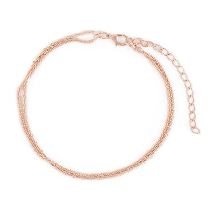 Sterling Silver Ankle Bracelets for Women Dainty Adjustable Layered Anklet Set Stackable Cuban Link Anklets Beach Jewelry